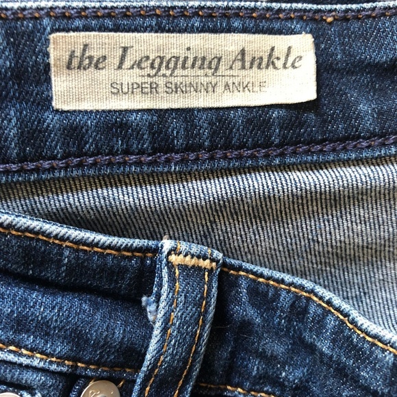 Ag Adriano Goldschmied The Legging Ankle Super Skinny Ankle Jeans Size 28 Hemmed - Picture 13 of 14